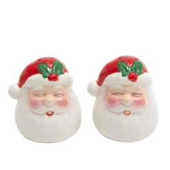 Charming Santa Claus Salt and Pepper Shakers Set< Hot