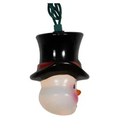 Cheerful Snowman Head Lights<Kurt Adler Hot