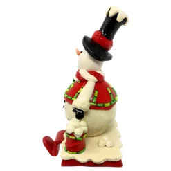 Cheerful Snowman Polymer Clay Holder< Outlet