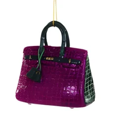Chic Purple Haute Handbag Ornament<Cody Foster & Co. Clearance