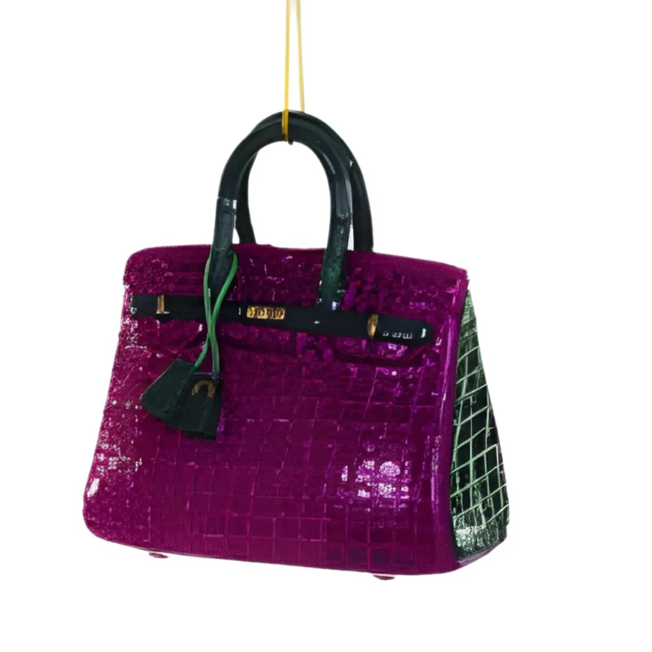 Chic Purple Haute Handbag Ornament<Cody Foster & Co. Clearance