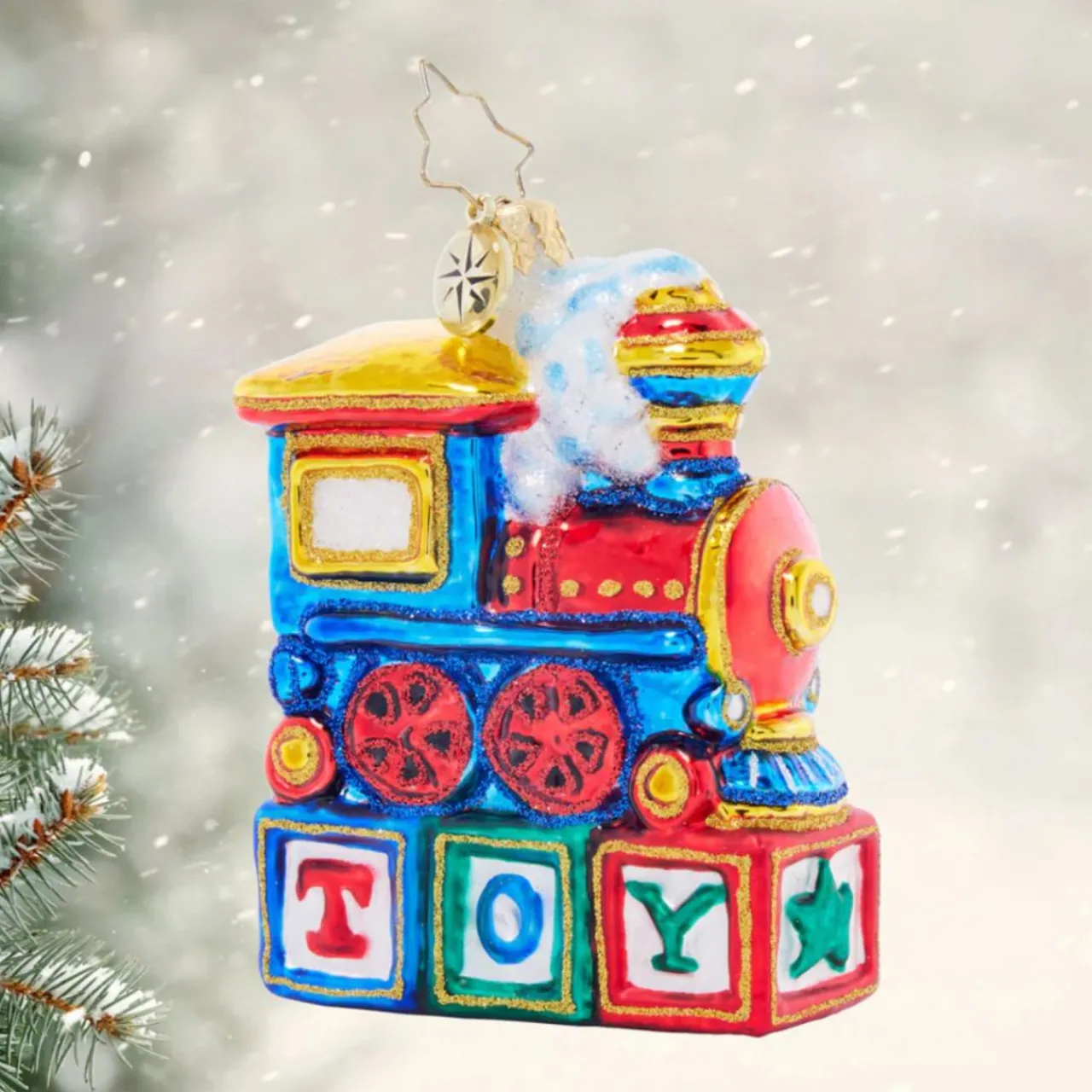 Choo Choo Cheer Gem Ornament<Christopher Radko Sale