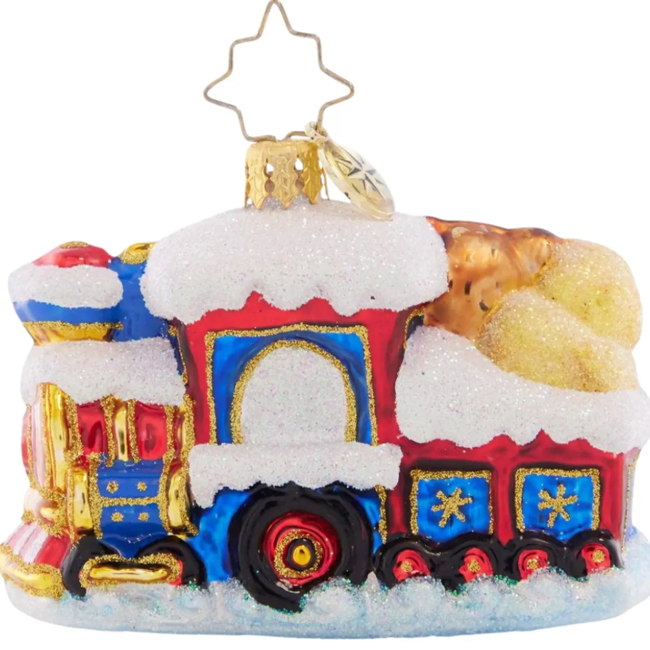Christopher Radko 2.5 Inch Choo Choo Express Gem Ornament Festive Holiday Delight< Discount