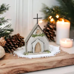 Church with Garland Ornament< Fashion