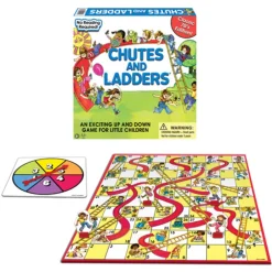Chutes and Ladders Classic Edition Board Game< Sale