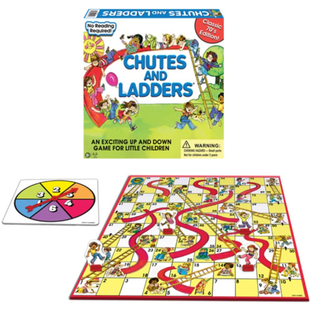 Chutes and Ladders Classic Edition Board Game< Sale