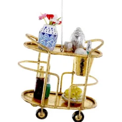 Cody Foster - Glam Bar Cart Ornament | The Christmas Loft<Cody Foster & Co. Sale