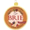 Cody Foster &amp; Co - Brie Cheese Blown Glass Ornament< Best
