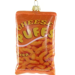 Cody Foster &amp; Co - Cheese Puffs Blown Glass Ornament< Sale