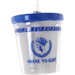 Cody Foster &amp; Co - Greek Yogurt Blown Glass Ornament< Clearance