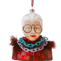 Cody Foster &amp; Co - Iris Apfel Blown Glass Ornament< Outlet