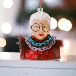 Cody Foster &amp; Co - Iris Apfel Blown Glass Ornament< Outlet