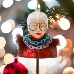 Cody Foster & Co - Iris Apfel Blown Glass Ornament< Outlet
