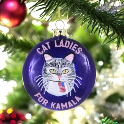 Cody Foster Cat Ladies for Kamala Ornament<Cody Foster & Co. New
