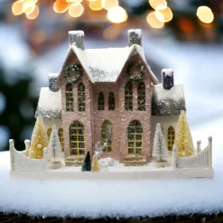 Cody Foster Elegant Ivory Manor Christmas Village Building<Cody Foster & Co. Sale