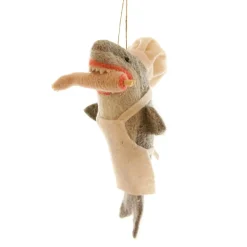 Cody Foster Felt Bon Apetit Shark Ornament< Hot