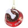 Cody Foster Glass Good Dog Food Bowl Ornament<Cody Foster & Co. Hot