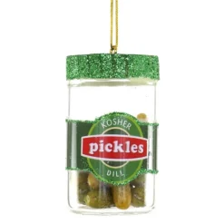 Cody Foster Glass Kosher Dill Pickles Ornament< Discount