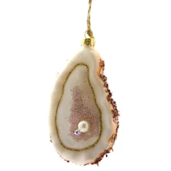 Cody Foster Glass Pink Oyster with Pearl Ornament< Hot