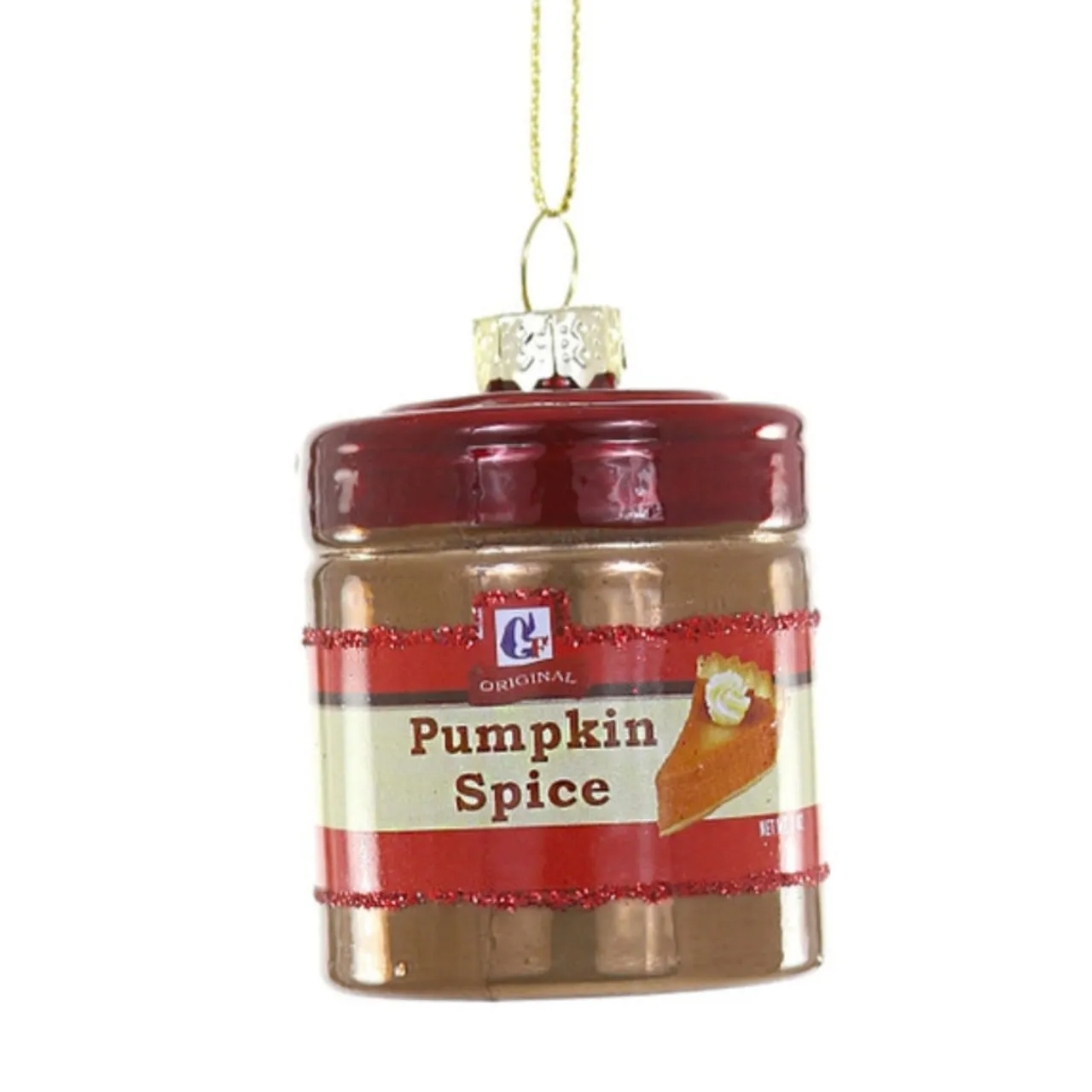 Cody Foster Glass Pumpkin Spice Ornament< New