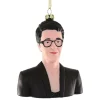 Cody Foster Glass Rachel Maddow Ornament< Fashion