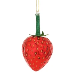 Cody Foster Glass Strawberry Ornament< Fashion