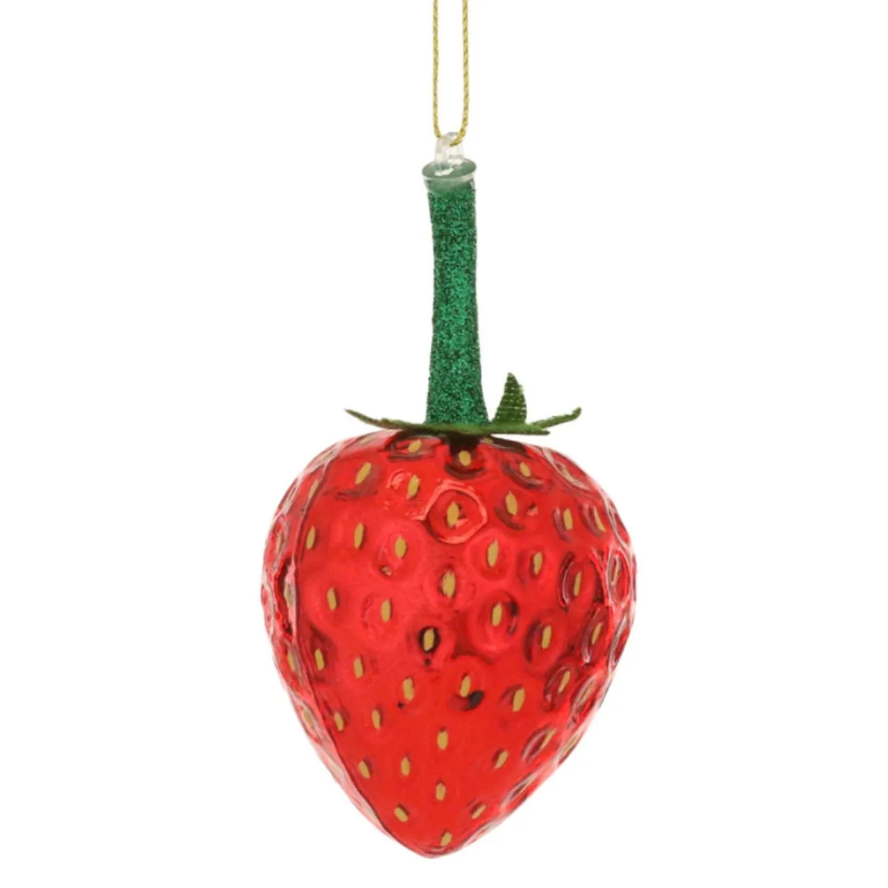 Cody Foster Glass Strawberry Ornament< Fashion