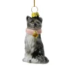 Cody Foster Kitten With Pink Collar Blown Glass Ornament<Cody Foster & Co. New