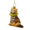 Cody Foster Orange Kitten With Ribbon Blown Glass Ornament<Cody Foster & Co. Outlet