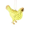 Cody Foster Paper Mache Bright Yellow Merriment Hen Ornament< Best