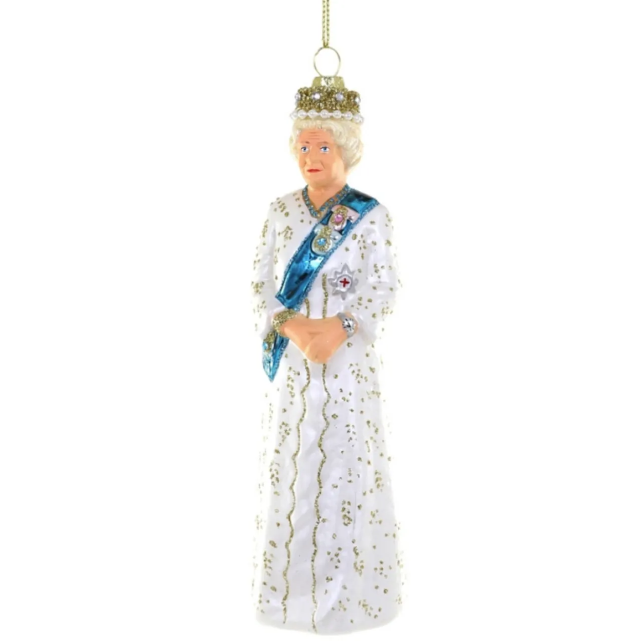 Cody Foster Queen Elizabeth II Platinum Jubilee Glass Ornament< Outlet
