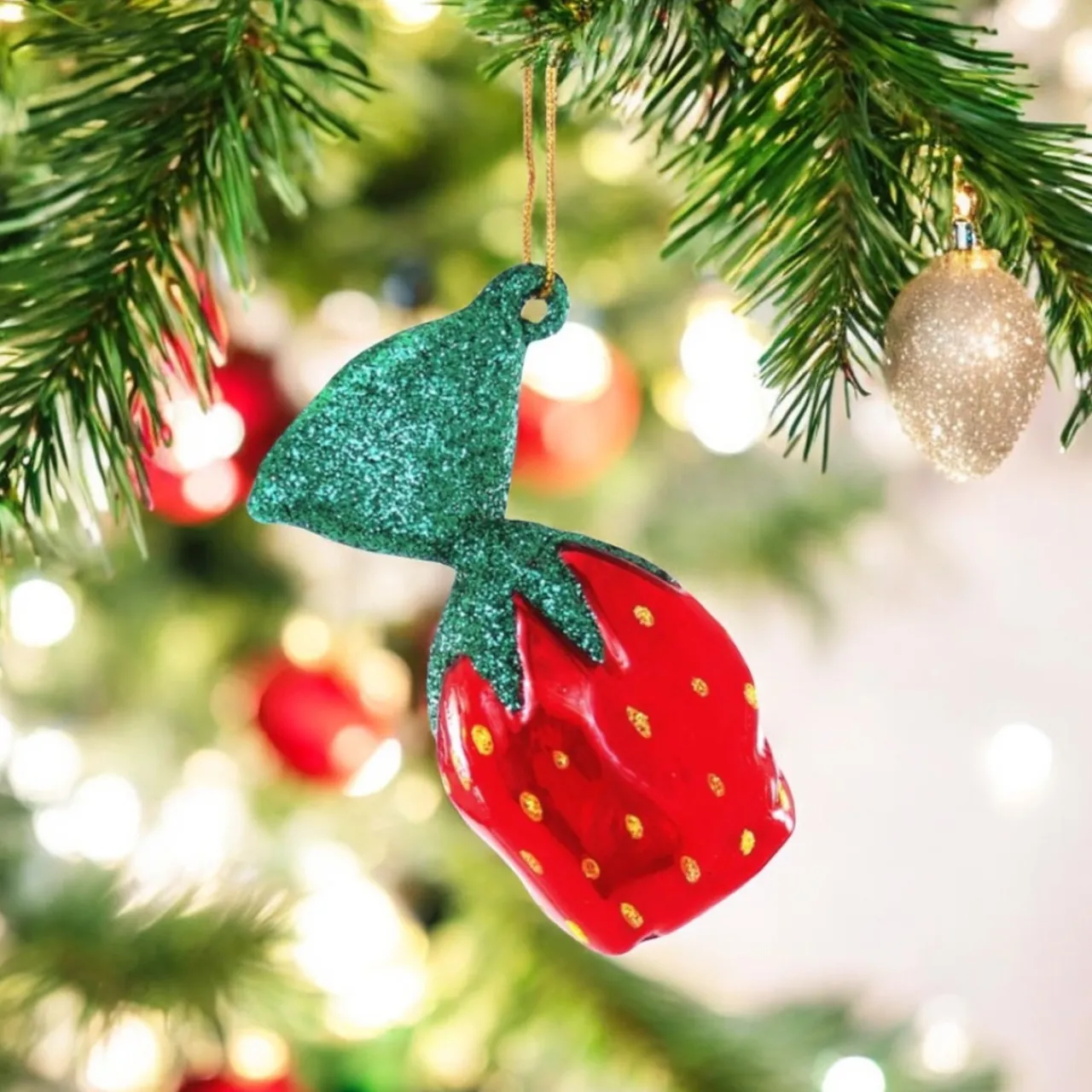 Cody Foster Strawberry Candy Ornament<Cody Foster & Co. Best