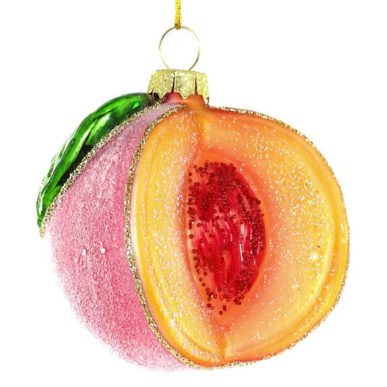 Cody Foster Sugared Peach Ornament<Cody Foster & Co. Online