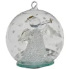 Color Changing LED Angel Blowing Horn Glass Globe< Fashion