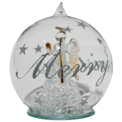 Color Changing LED Angel Praying Glass Globe< Best