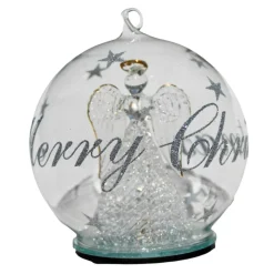 Color Changing LED Angel Praying Glass Globe< Best