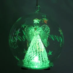 Color Changing LED Angel Praying Glass Globe< Best