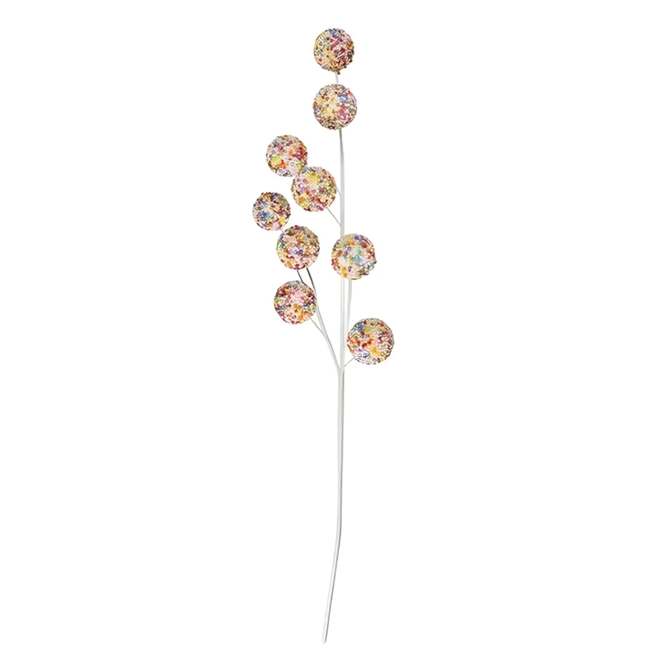Colorful Confetti Glittered Ball Spray Decoration<Kurt Adler Sale