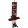 Come In From The Cold Snowman Head Ornament< Discount