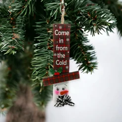 Come In From The Cold Snowman Head Ornament< Discount