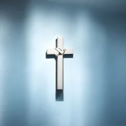 Confirmation Cross W/Dove - Silver< Sale