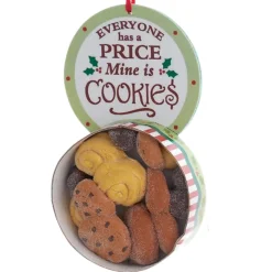 Cookie Box With Saying Eveybody Has Price Mine Is Cookies Ornament<Kurt Adler New