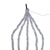 Cool White Iridescent Tinsel Cascade Novelty Light Set<Kurt Adler Hot