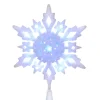 Cool White LED Glitter Snowflake Treetop - JEL0310CW<Kurt Adler Hot