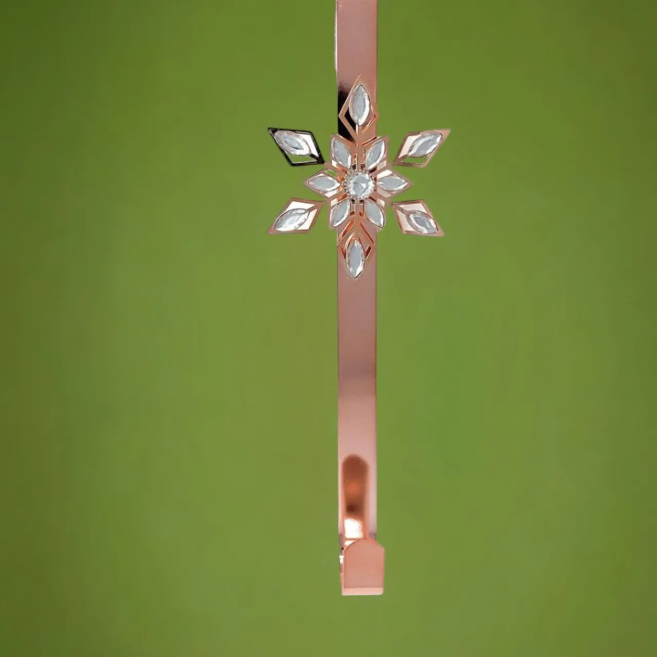 Copper Snowflake Wreath Hanger< Hot