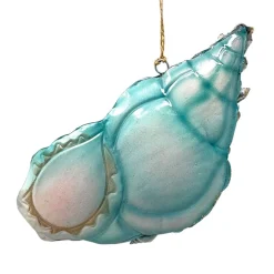 Coral Reef Conch Shell Ornament< Clearance