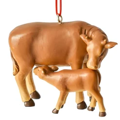Cow and Calf Christmas Ornament< Fashion