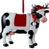 Cow In Santa Hat Ornament | The Christmas Loft<Kurt Adler Best