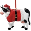Cow In Santa Suit Ornament | The Christmas Loft<Kurt Adler Clearance