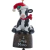 Cow On Bell with "I Love Moo" Ornament<Kurt Adler New